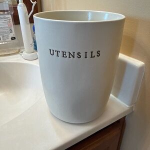 Hearth & Hand Cream Ceramic Crock